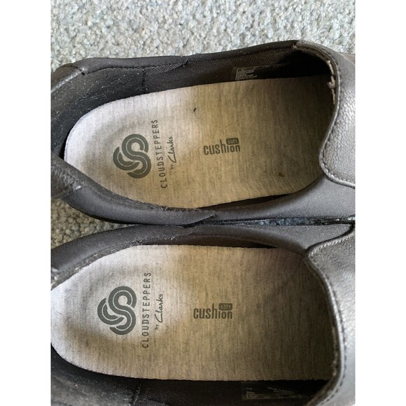 🌻2 for $20🌻Clarks CloudSteppers Womens Black 7 Sillian Paz Slip-On Loafer - Picture 4 of 8